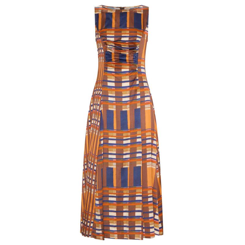 POL Lattice Gathered Dress image number 2